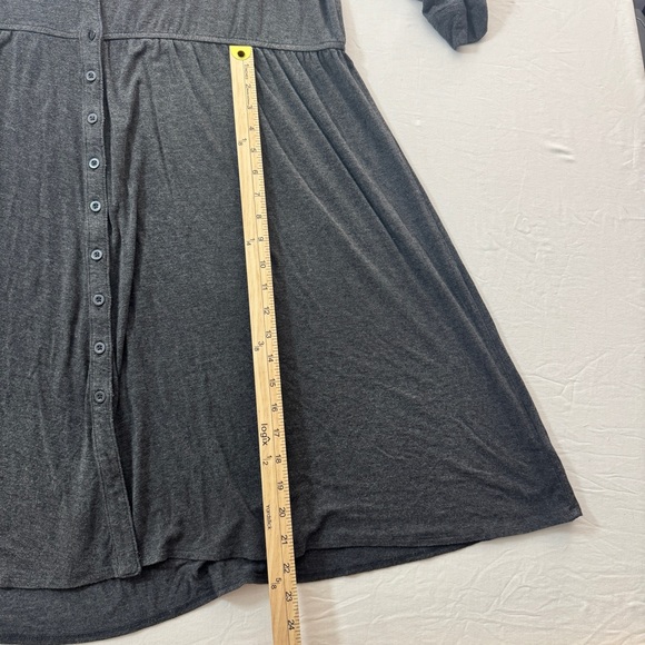 Torrid Gray Knit House Dress Size 3 - Picture 9 of 11